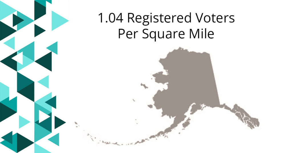 1.04 Registered Voters Per Square Mile